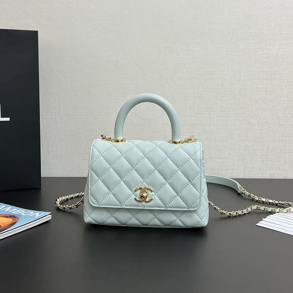 Chanel MINI COCO Handle Bag(HIGH-END GRADE)